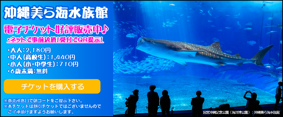 沖縄美ら海水族館　電子チケット単品販売