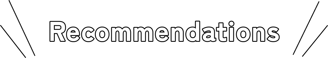 Recommendations