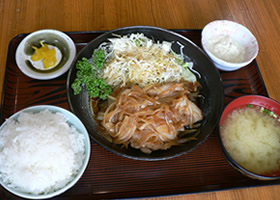 山原豚のしょうが焼定食