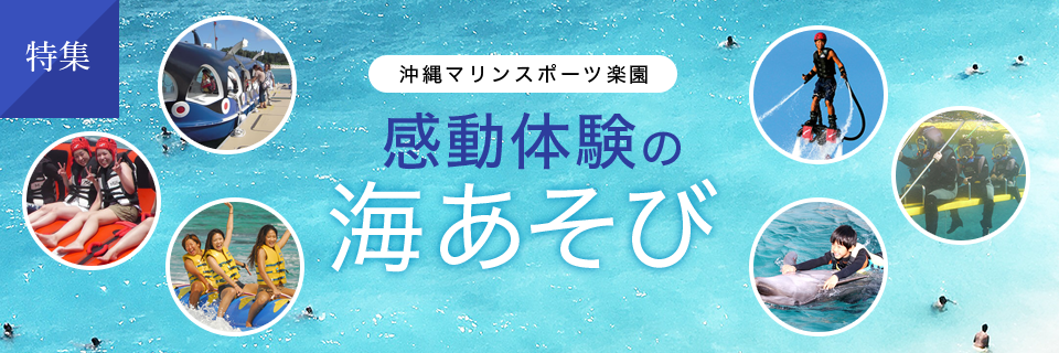 沖縄 マリンスポーツ楽園！感動体験の海あそび スケジュール別編