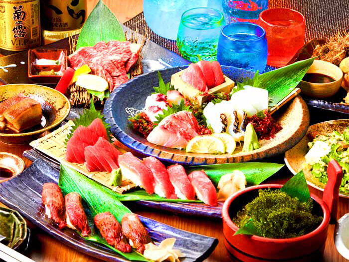 The large menu offers a wide variety of dishes–from traditional Okinawan to home-style.