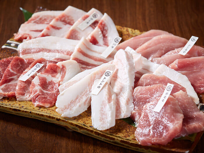 Assorted meat is another popular dish. You can get an assortment of beef and pork and taste them side by side!