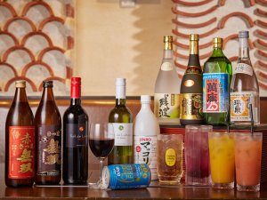 Enjoy a wide variety of alcoholic drinks, from awamori to Okinawan beers!