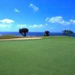 4番ホール 海が間近に見えます。