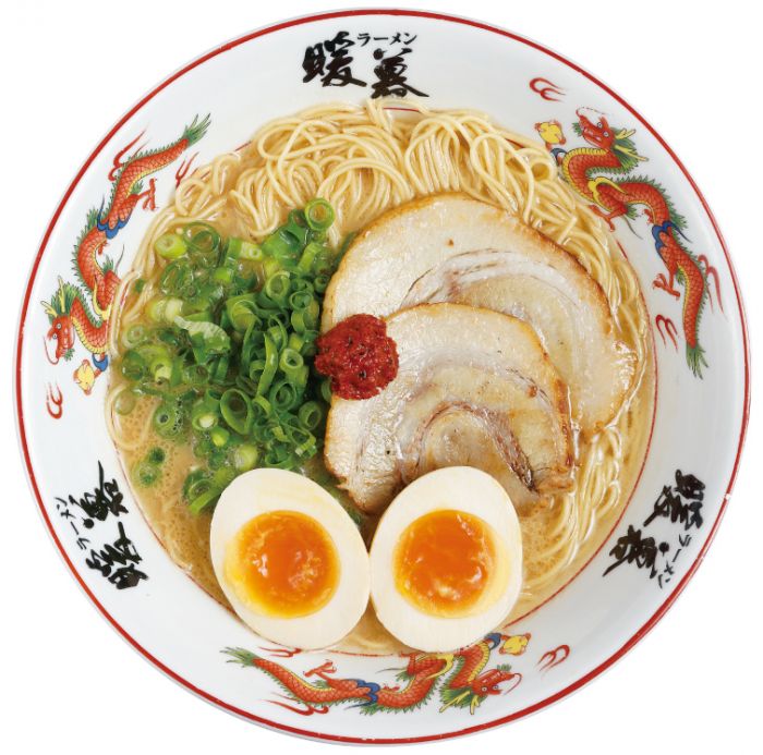 Our special ramen broth icluding melted pork bone marrow after high heat cooking with alkaline water and the thin noodle at Al dente stage match perfectly. You will love this rich and tasty ramen.