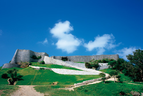 The ruin of Katsuren castle