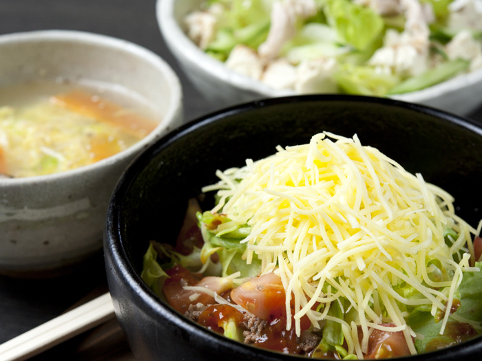 We have a variety of a la carte dish which are essential for YAKINIKU