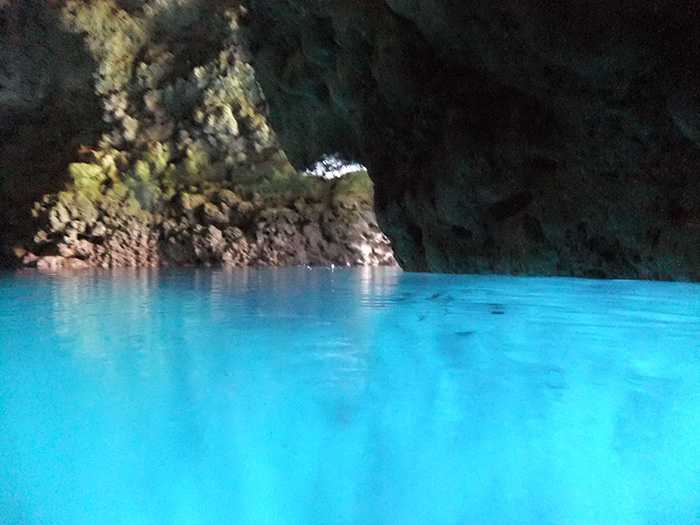 The lights of the Blue Grotto will take your breath away!