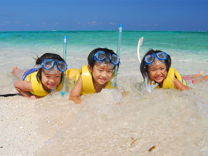 Create fun memories in the clear ocean and on the white sand beach!