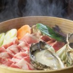 Steaming in a bamboo steamer keeps the umami (savory taste) of Agu from escaping.