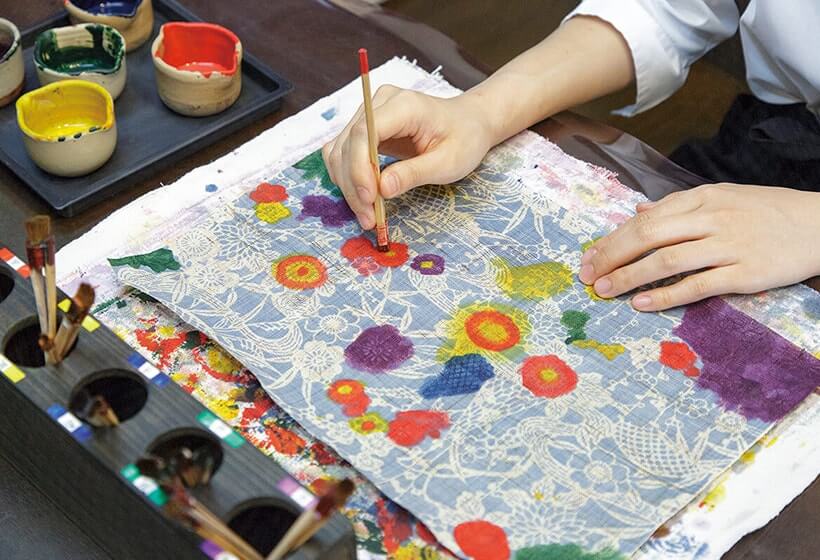 Okinawa art workshop Shuri Ryusen