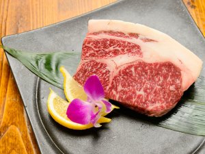The Okinawan Wagyu beef comes directly from the farm. Tender and truly exceptional.