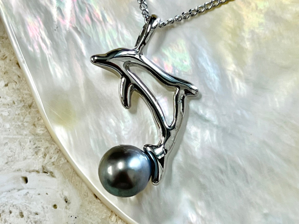 琉球真珠_アクセサリー_ぴゅあイルカ