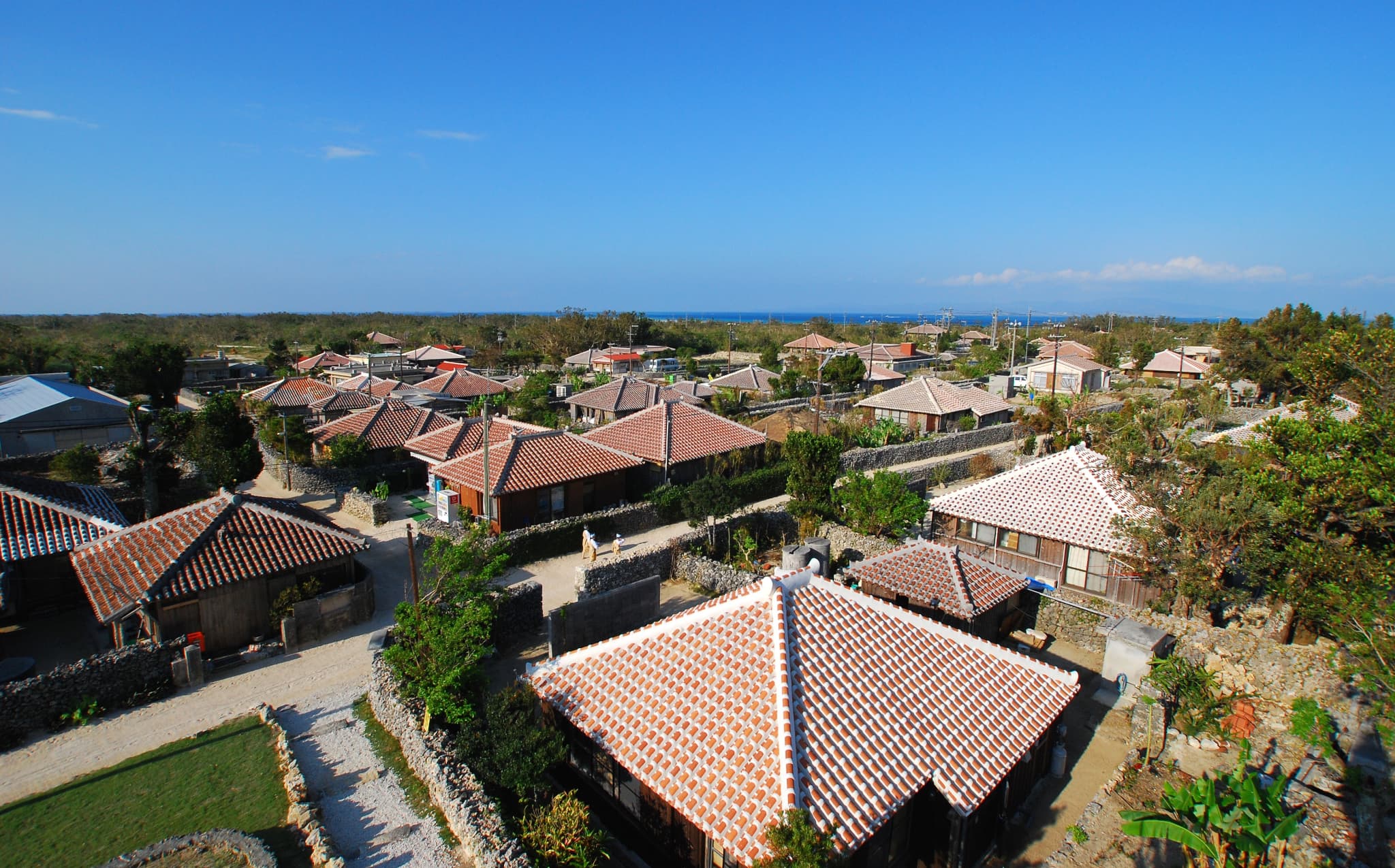 安栄観光フェリー_竹富島集落