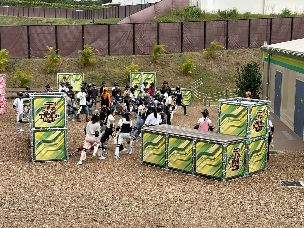 ジャングリア沖縄_トレジャーファイトの様子