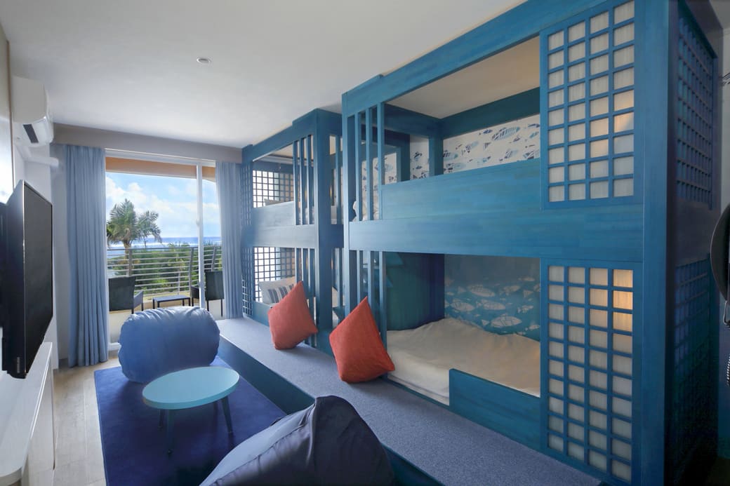 ホテルブリーズベイマリーナ_2段ベットx2セット(本館)